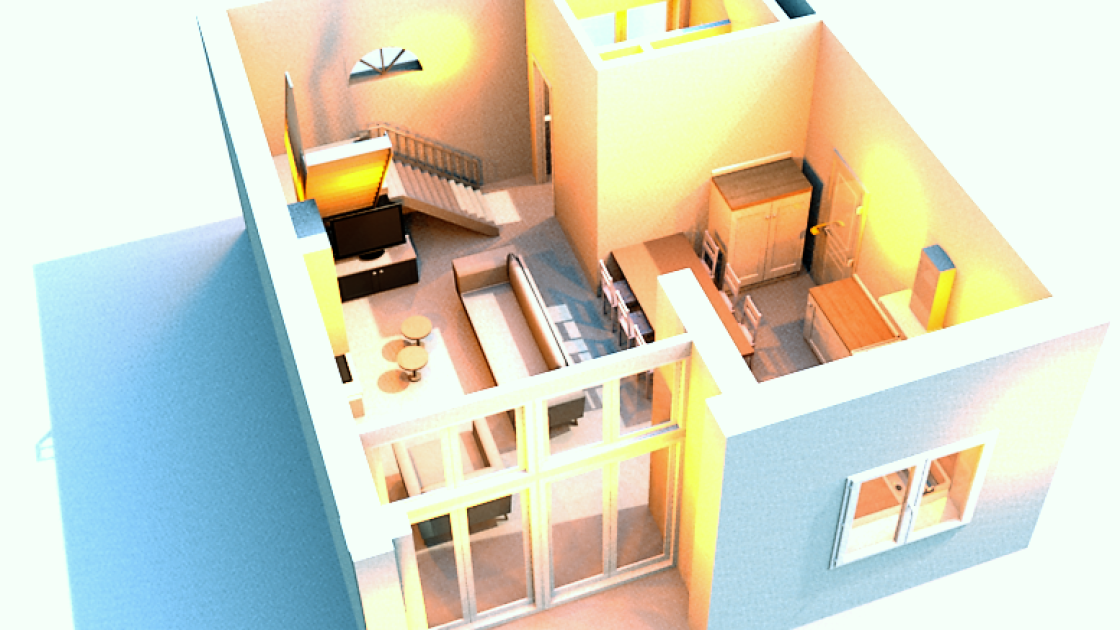 Le grand verger plattegrond vakantiehuis