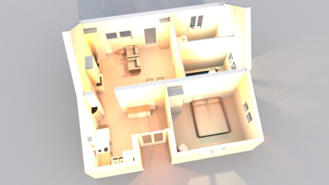 Petit Verger - Plattegrond kasteelovernachting